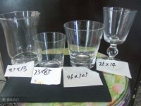 Cup Glass Artcraft with different shape and color for Fashionable decoration