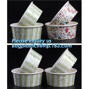 Food grade standard icecream paper cups for European and American market,custom