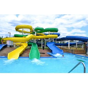 Kids Water Park Playground Equipment Swimming Pool Water Game Slide
