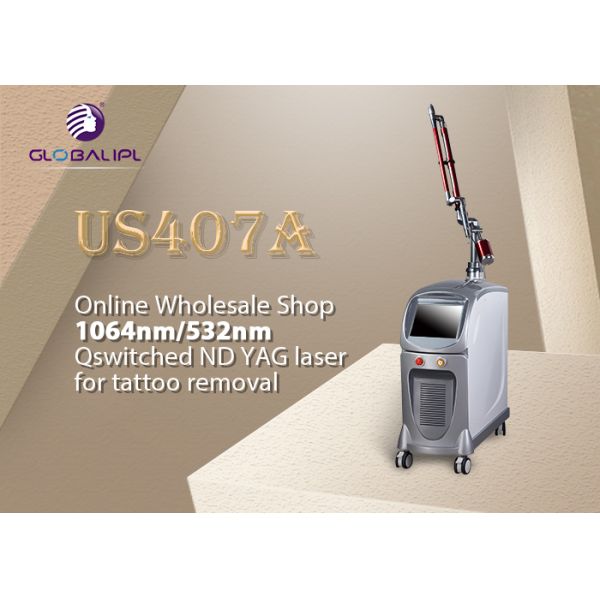 Q Switch ND YAG Laser Machine For Tattoo Removal / Skin Rejuvenation
