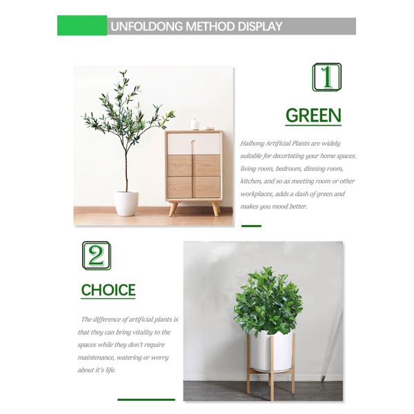 Fire Retardant Artificial Landscape Trees For Gardens Anti UV 65cm Boxwood Green Bonsai