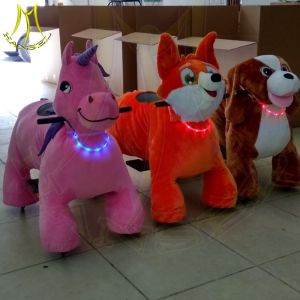 China Hansel amusement park cars plush motorized animals manufacturer china on sale