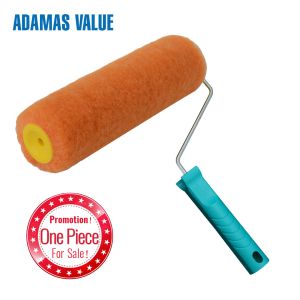Tangerine Paint Roller Brush Polyester Brush Material Sturdy And Durable