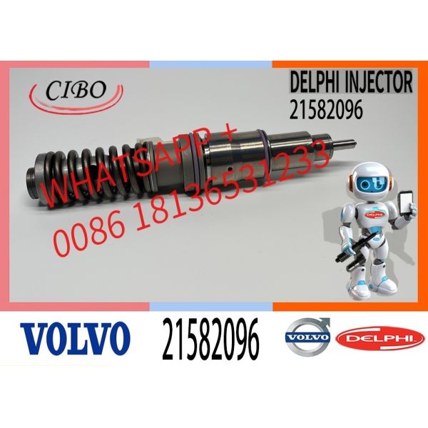 21582096 20430583 3803637 Common Rail Fuel Injector For VOL-VO Truck FH12 EC360B EC460B TAD1643VE TAD850VE TAD851VE TAD852VE