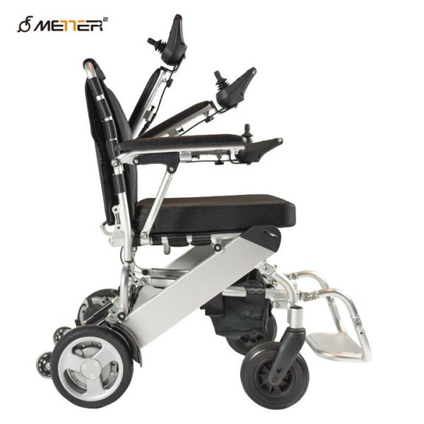 Buy Ultra Light Folding Electric Wheelchair 6km/h With Brushless Controller at wholesale prices