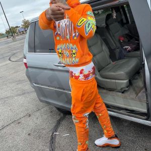 Heavy Cotton Hoodies Custom Screen Print Logo Heavyweight French Terry Hoodies