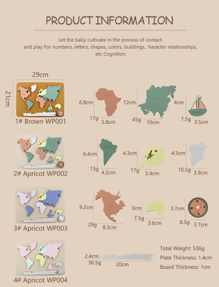 BPA Free Silicone Puzzle Eco Friendly For Kids Education Silicone Teething Puzzles