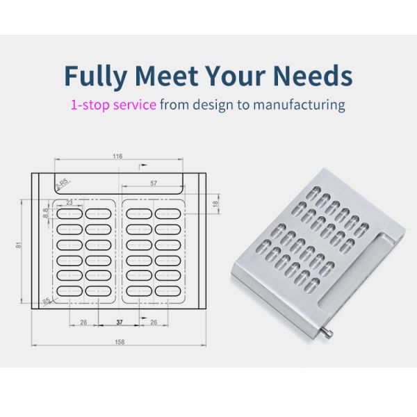 Fully Meet Your Needs 1-stop service from design to manufacturing