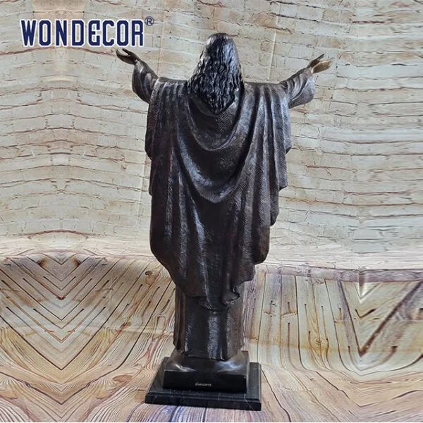 Church Religious Bronze Statues Sculpture 185cm Bronze Jesus Statue