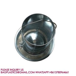 Chicken Feeder Galvanized Chicken Feeder POULTRY FARM Poultry Husbandry Steel