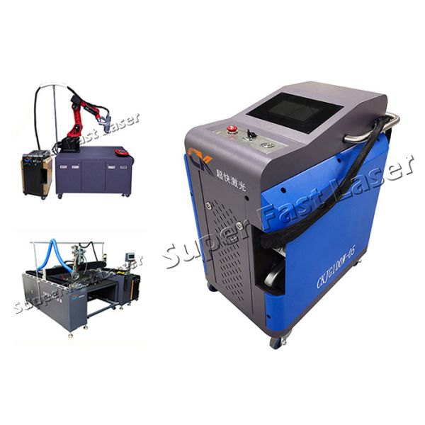 Buy 100W Laser Rust Cleaning Machine 3D Vision Imaging Laser Paint Removal System at wholesale prices