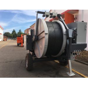 Transmission Line Stringing Equipment Hydraulic Cable Tensioner Max Continuous