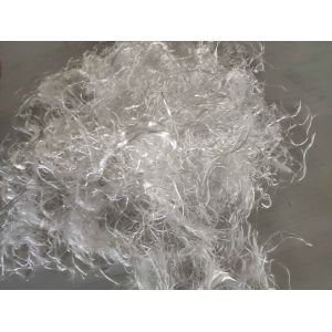 Stapled High Silica Glass Fiber Yarns