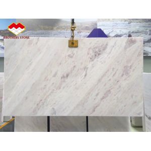Backlit Pink Vein White Marble Tile Natural Rose Rainbow Onyx