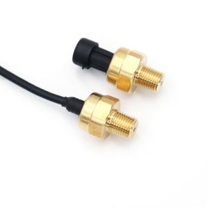 Brass IOT Pressure Sensor , Cable Outlet Capacitance Pressure Transmitter