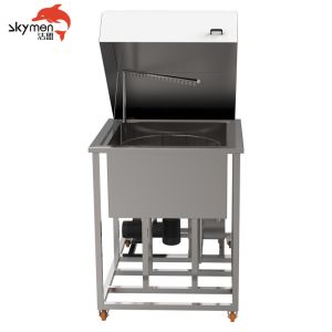 Auto Parts 8KW Household Ultrasonic Cleaner Cylinder Head Rotary Basket