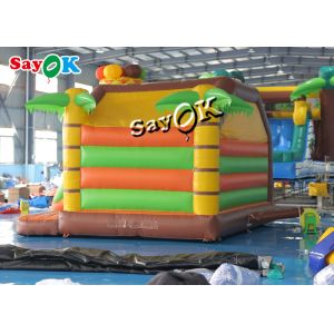 5m 16.5ft Animals Theme Commercial Bouncy Castle With Blower
