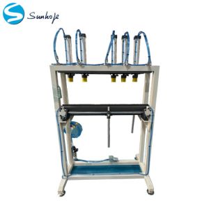 Manual Tank Header Press Machine Flexible Operation Wide Application