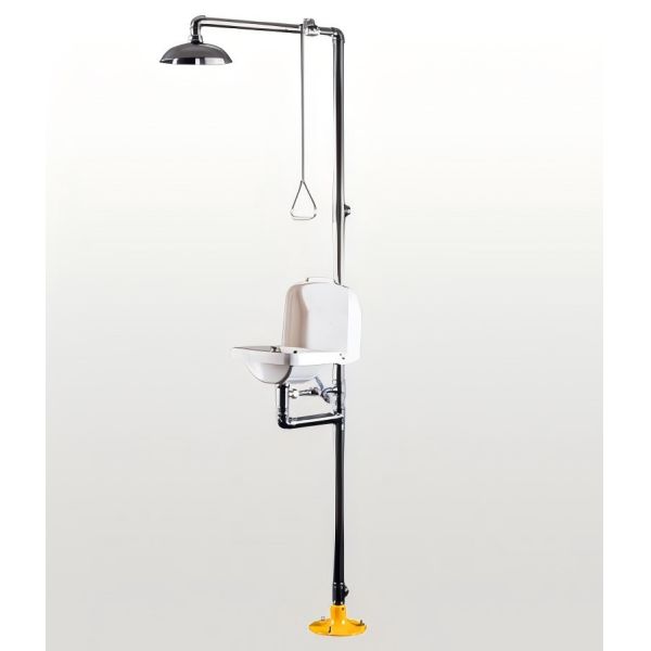 ANSI Z358.1.2014 OSHA Compliant Emergency Shower And Eyewash with Self-closing