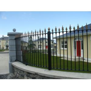 Zinc Steel Tubular Backyard Guard Fencing