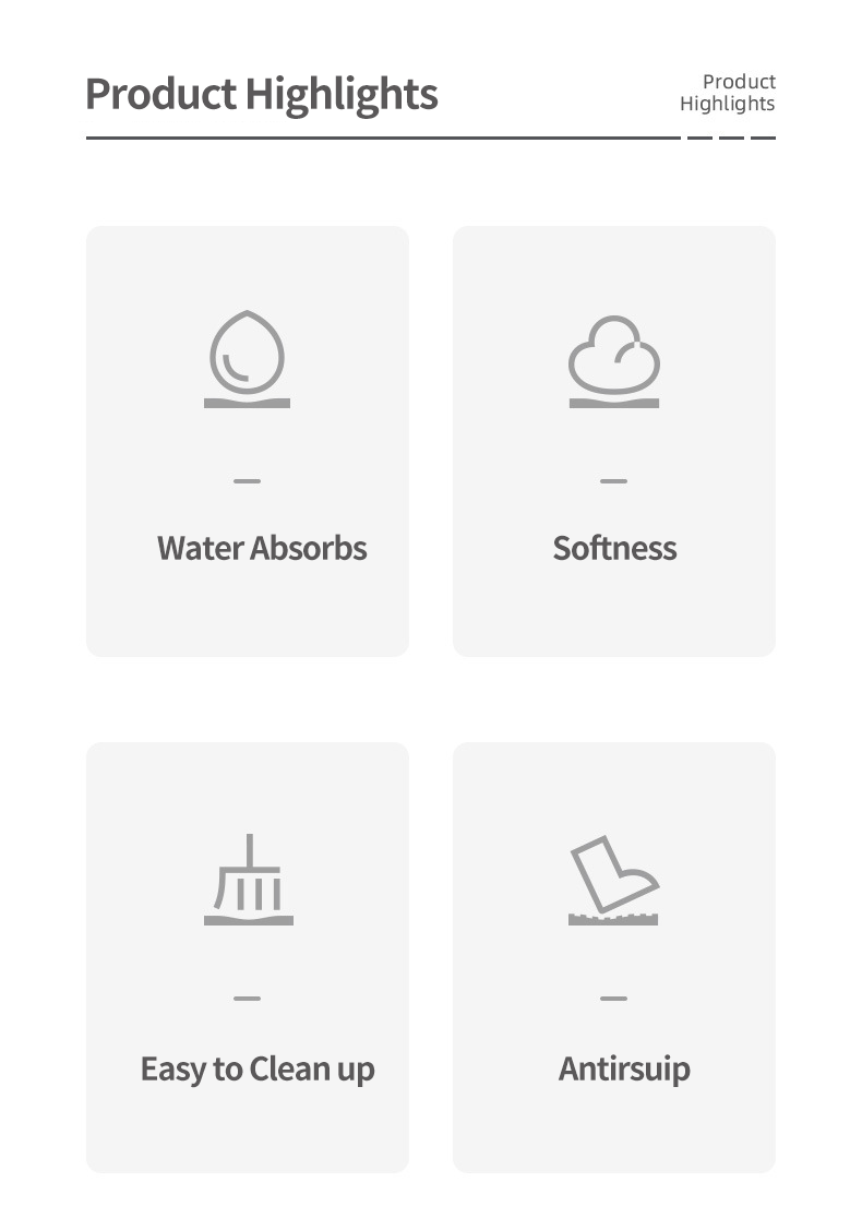 30*40cm/40*50cm Kitchen Drying Mat for Stone Countertops Customizable and Durable