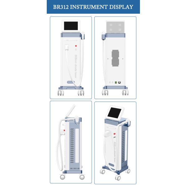 Newest Vertical diode laser hair removal 808nm / removal facial hair 808nm diode laser hair removal machine LF-647b