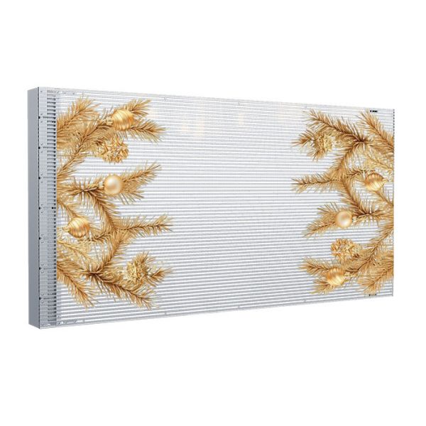 Buy P4-8 Adhesive Transparent LED Display SMD2121 Front Service For Indoor Advertising at wholesale prices