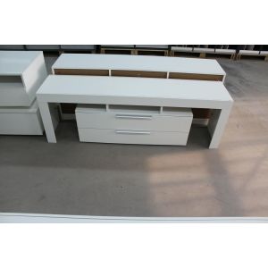 Customized Size Particle Board TV Stand With Double Storage 1200x450x450 mm