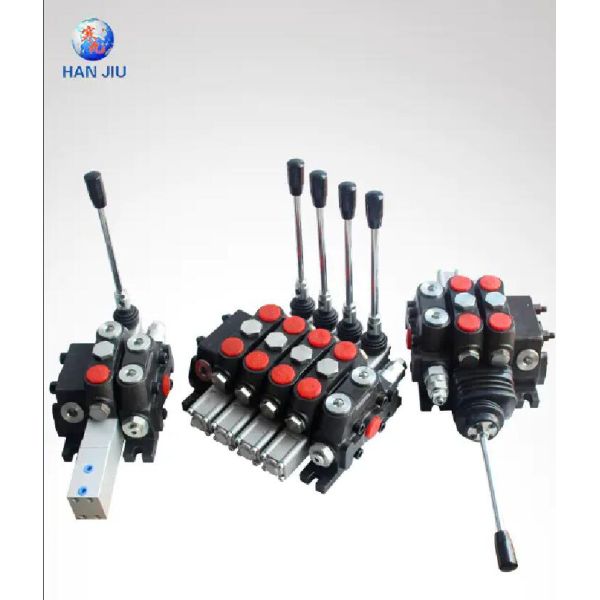 Dcv100 Sectional Mobile Directional Valves 4 Way 3 Position Spring Return Manual Control 100 L/M
