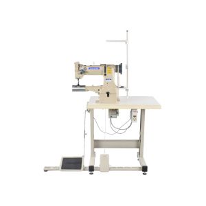 28mm Large Bobbin 220V Genuine Leather Double Needle Sewing Machine