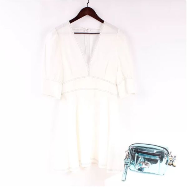 75% Lyocell Linen Fabric By The Yard 25% Linen White Tencel Dress