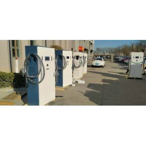 40kW EV Charger DC Fast Charging Station CCS1 CCS2 GBT CHAdeMO Plug Weatherproof