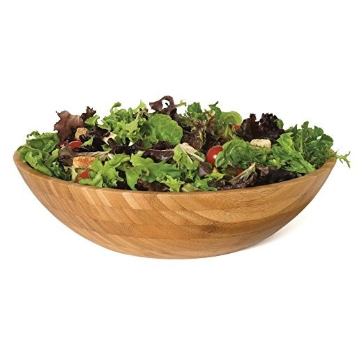 Buy fda bamboo salad bowl fruit bowl serving bowls at wholesale prices