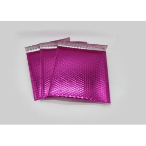 VMPET/CPE Structure Metallic Bubble Wrap Envelopes Custom Printing Self Sealed