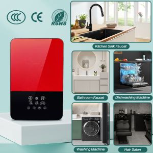 Bathroom 8KW Instant Hot Water Heater Manufacturers With Touch Control
