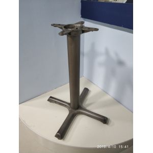 Quality Dia 3&quot; Column Steel Dining Table Legs Restaurant Furniture Powder Coat Finish for sale