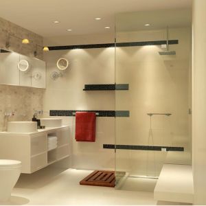 Walk In Glass Shower Door Frameless Design Polished Edge