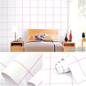 Walls with Modern Floral Design Waterproof 3D Brick Wallpaper backsplash