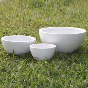 Fiber Clay Planters For Garden Durable And Modern Design