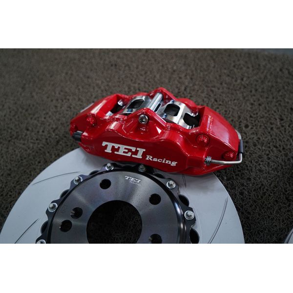Honda Civic EG6 EK9 EX Seden P40S 4 Piston Forged Caliper With 330*28mm Rotor 17 inch Wheel