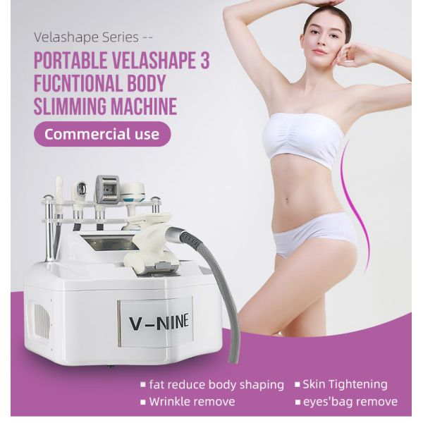 Vacuum Roller Slimming Machine 360 V9 velabody Cavitation Vacuum RF Machine