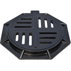 Elite 432 X 517mm Triangle Grating Frame , 20 Tons SMC FRP Manhole Grating Cover