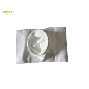 Quality Polyester Filter Bag For Dust Collection In Wet And Acid Environments In Cement And Mining Industries With Top SS Snapband for sale