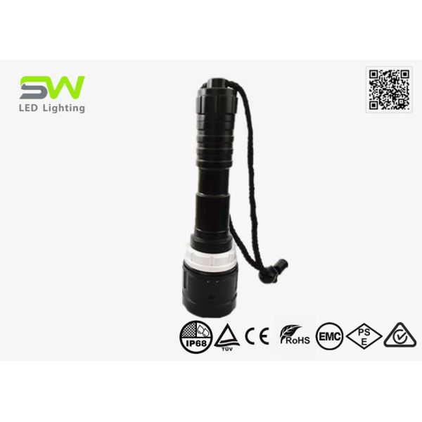 Buy 550 Lumens Aluminum Alloy Underwater Diving Flashlight 80 M SOS Strobe at wholesale prices