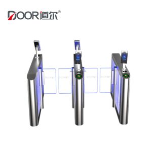 Swing Gate Turnstile Gym Barrier Gate With Face Recognition Terminal System