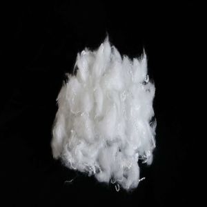 Virgin Polyester Staple Fibers White Eco-Friendly PSF Customizable Crimp