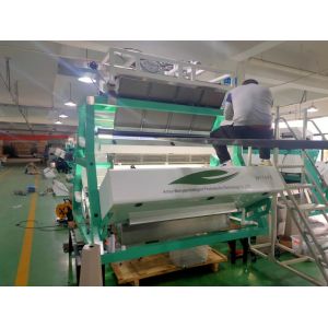Wenyao LED Optical Green Tea Sorting Machine , Tea Leaf Processing Equipment