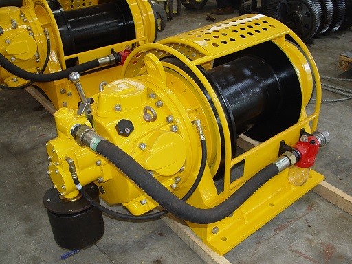 0.5-0.9MPa Air Winch Drilling Handling Tools Lifting Hauling