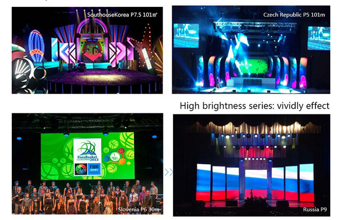 Light Weight 3.9MM LED Screen Super Slim P3.9 Indoor LED Display Rental