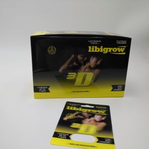 Customized Magnum Paper Cards Papaer Boxes For Pill Capsules Packaging